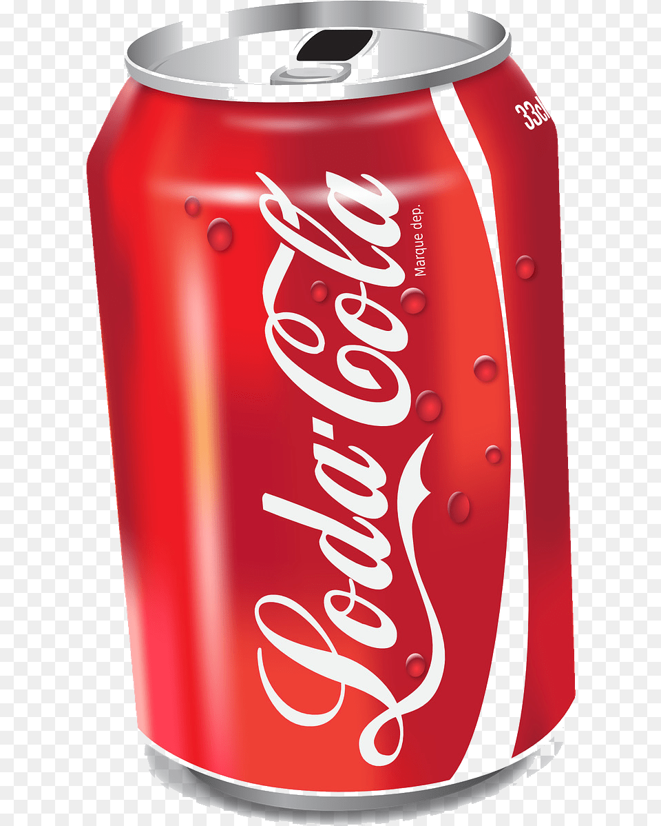 Soda Can Drink Beer Food Transparent Clipart Picsart Coca Cola, Beverage, Coke, Tin Png Image