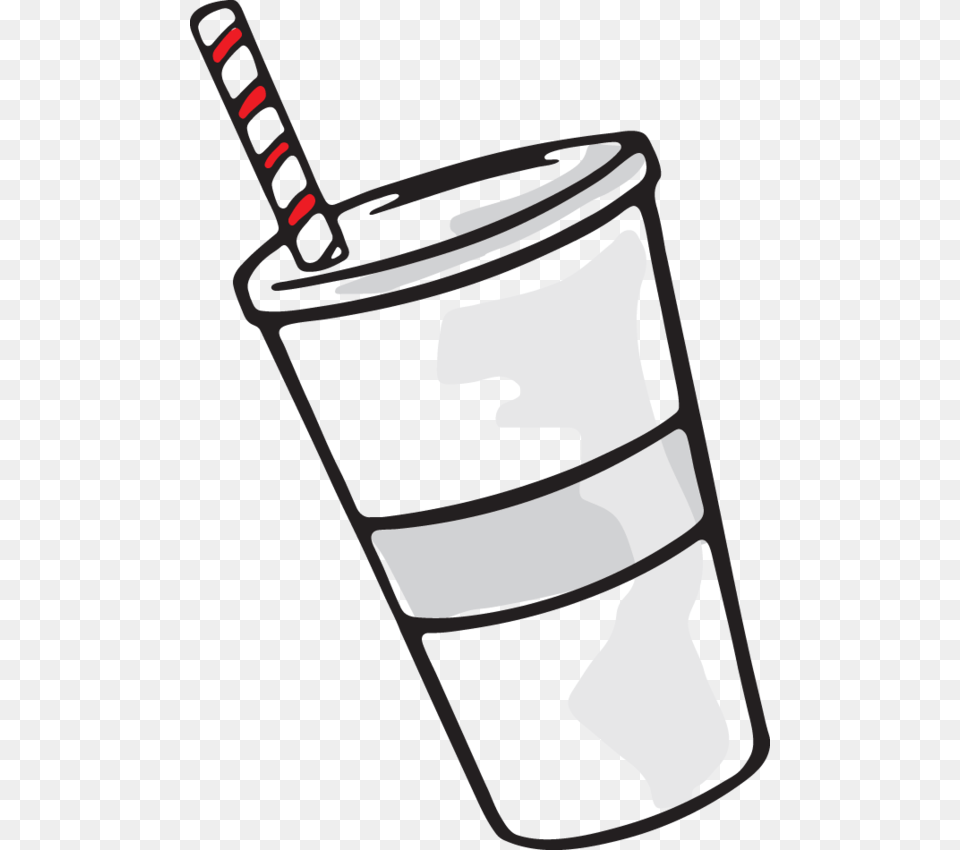 Soda Clipart Black And White Png