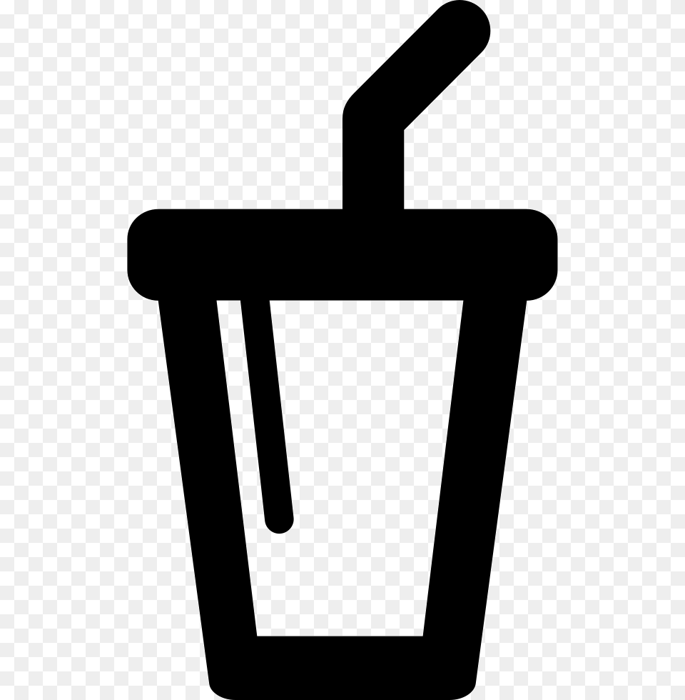 Soda Drink Glass With A Straw, Lighting Free Png