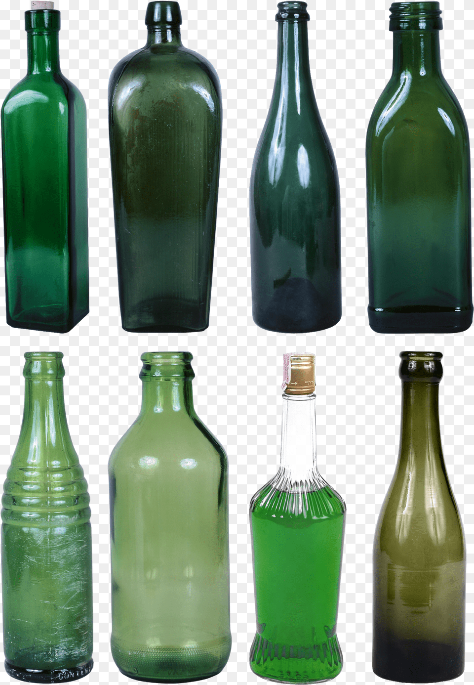 Soda Green Bottle Glass Bottles, Alcohol, Beer, Beverage Png Image