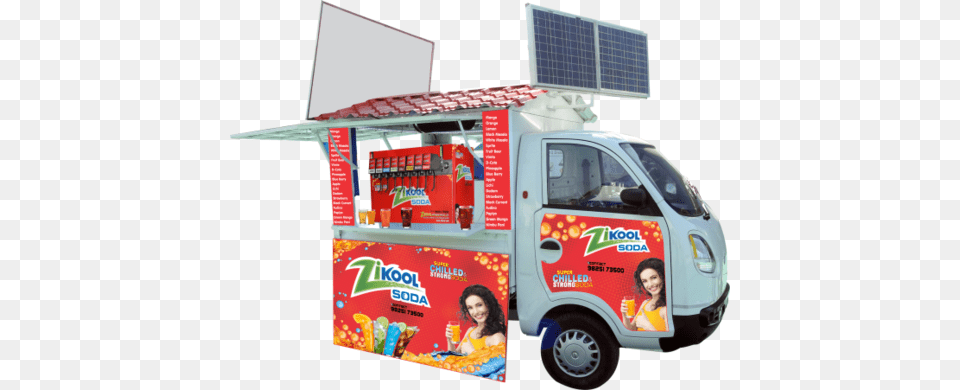 Soda Mobile Van Machine Mobile Van Soda Machine, Electrical Device, Solar Panels, Vehicle, Transportation Free Png Download