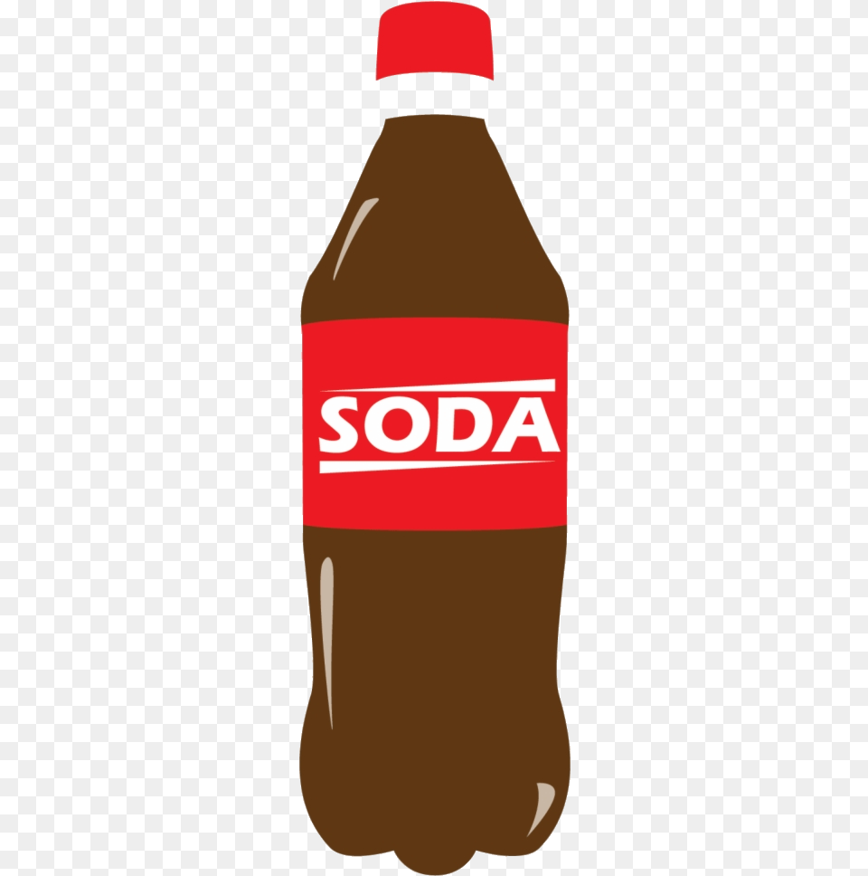 Soda Of Sugar Sugary Drinks Clipart Transparent Soda Pop Bottle Clipart, Beverage, Coke, Person Free Png