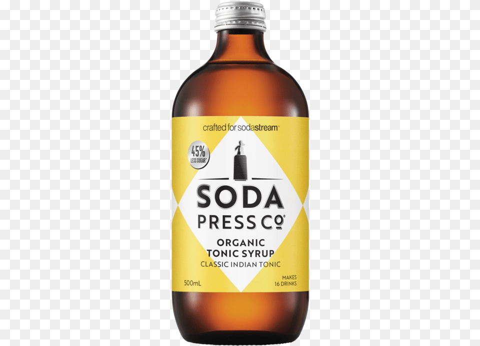 Soda Press Co, Bottle, Alcohol, Beer, Beverage Png Image