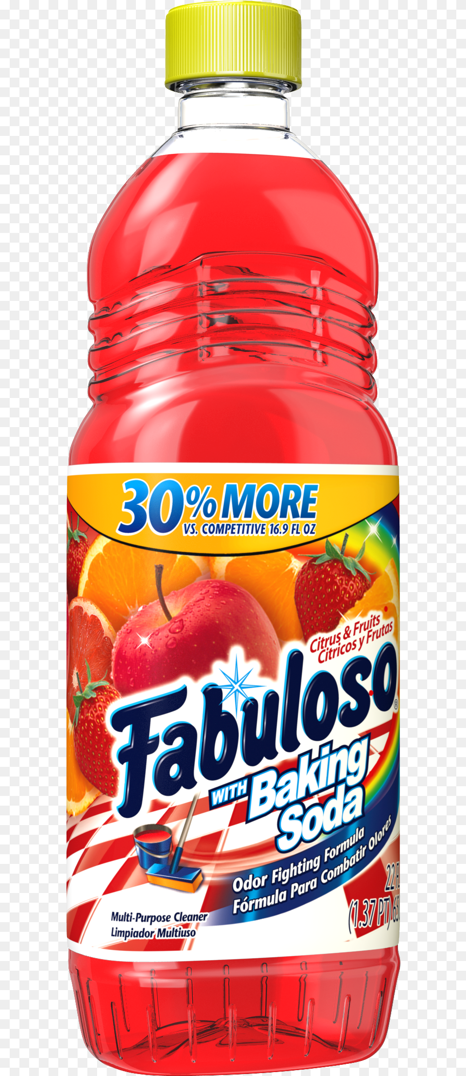 Soda Tropical Fabuloso With Baking Soda, Beverage, Juice, Bottle, Pop Bottle Free Png Download