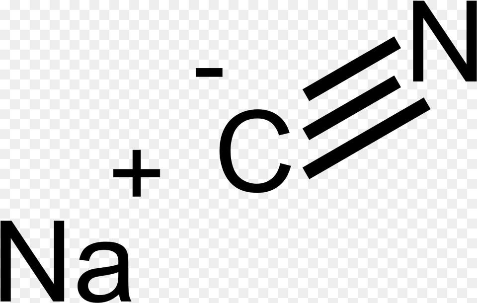 Sodium Cyanide Chemical Structure, Gray Free Png Download