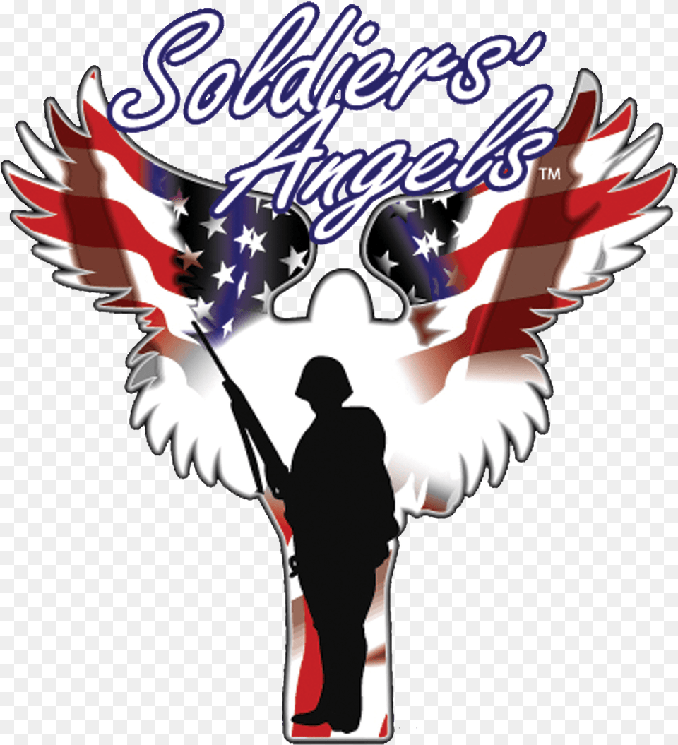 Sodliers Soldiers Angels Logo, Adult, Male, Man, Person Png