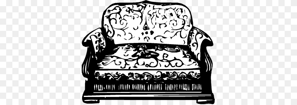 Sofa Couch, Furniture, Stencil, Chair Png