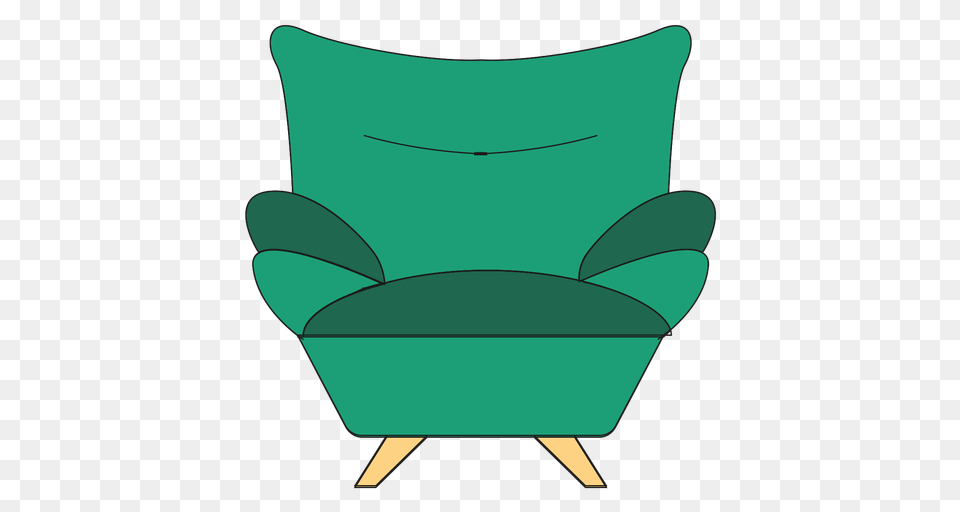 Sofa Armchair Cartoon, Chair, Furniture Free Png Download