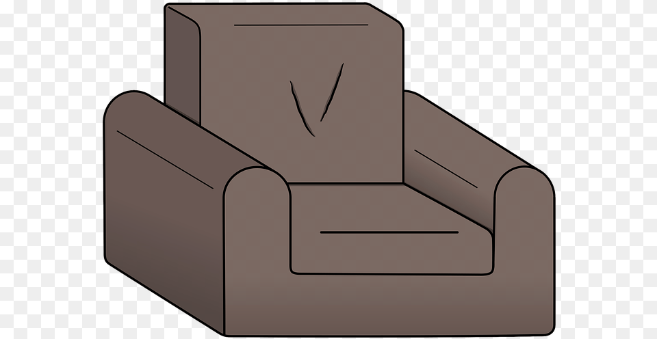 Sofa Cartoon Sit Couch, Furniture, Chair, Armchair Free Png Download