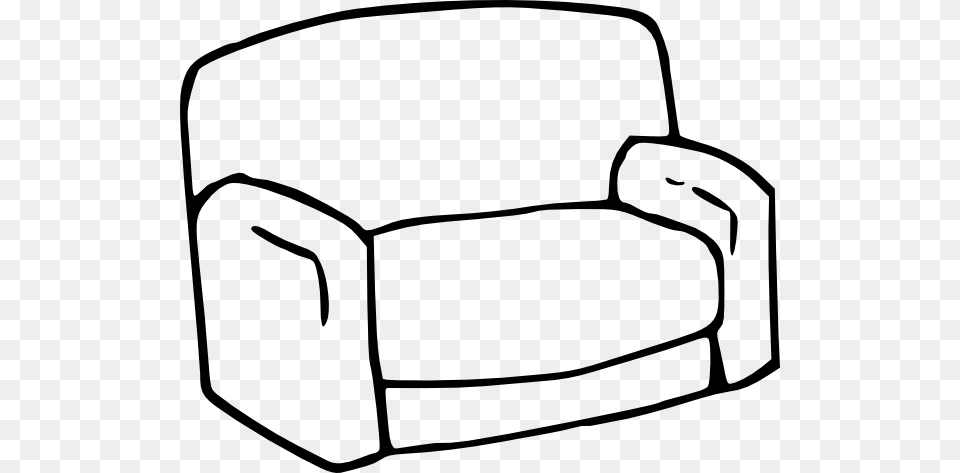 Sofa Cliparts, Gray Free Png Download