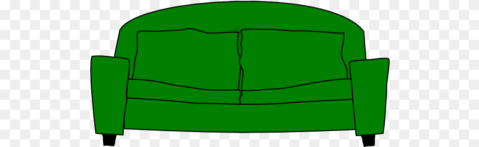 Sofa Green Sofa Cartoon, Couch, Furniture, Chair, Crib Free Png
