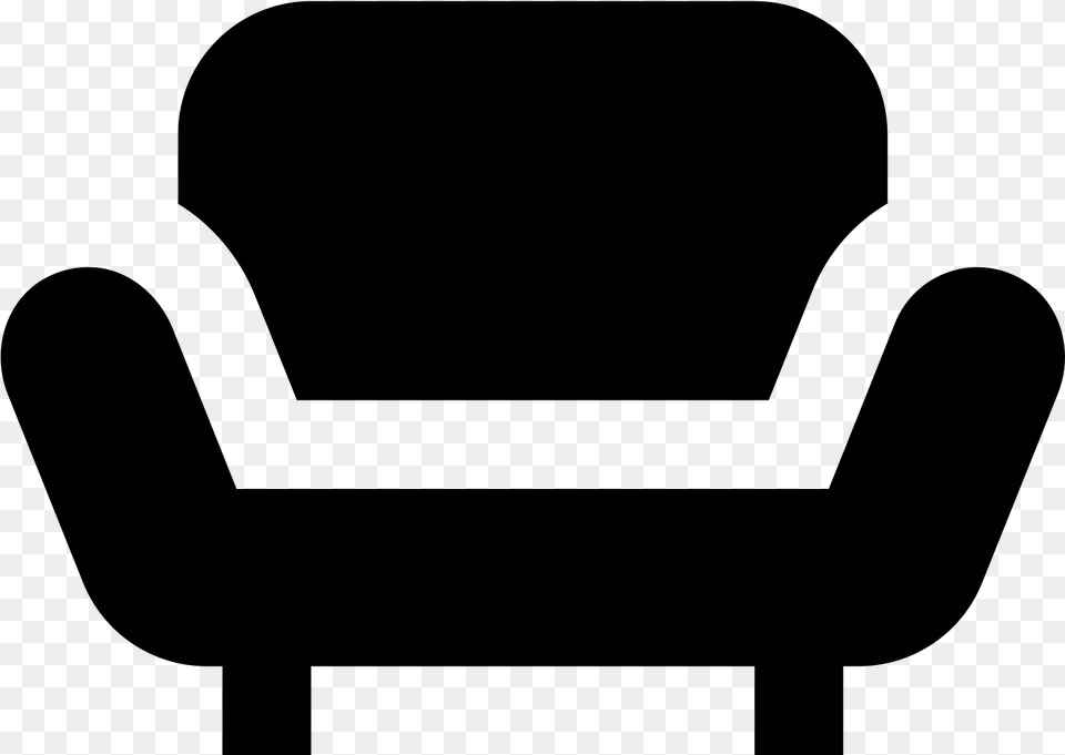Sofa Icon Free And Svg Living Room Without Club Chair, Gray Png Image