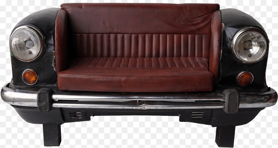 Sofa Made Of An Old Car Front Mixed Colours Antique Car Png Image