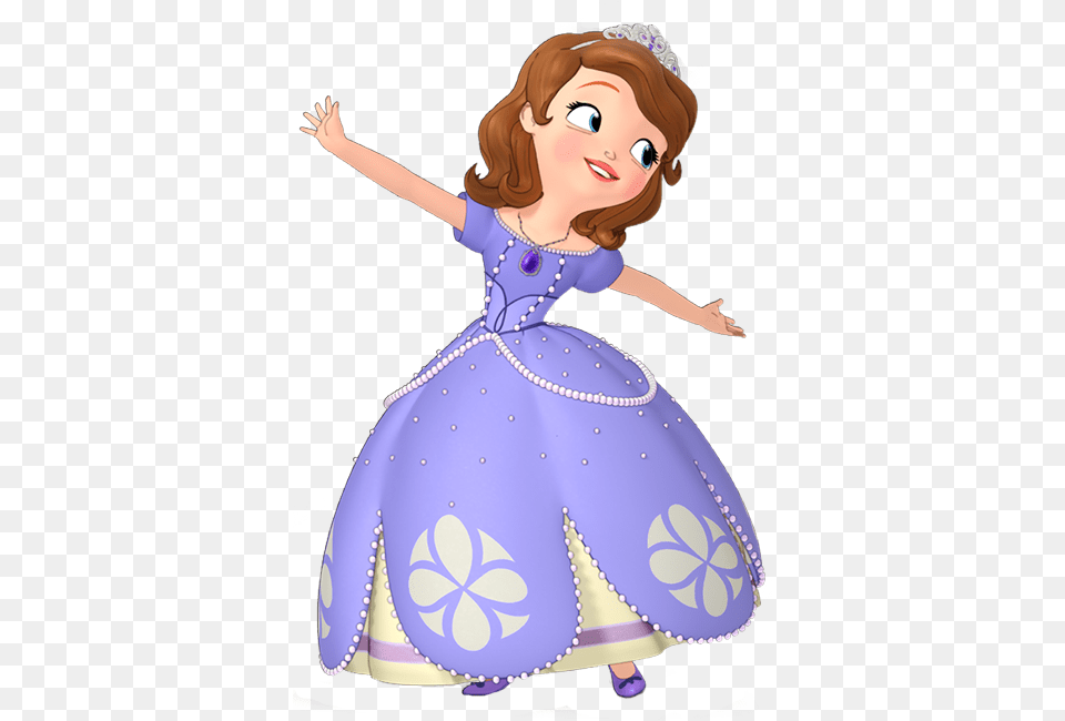 Sofia Cliparts Sofia The First, Clothing, Dress, Person, Formal Wear Free Png Download