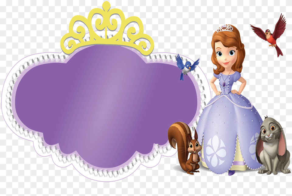 Sofia First Printables 060 Sofia The First Happy Birthday, Toy, Doll, Person, Head Free Png Download