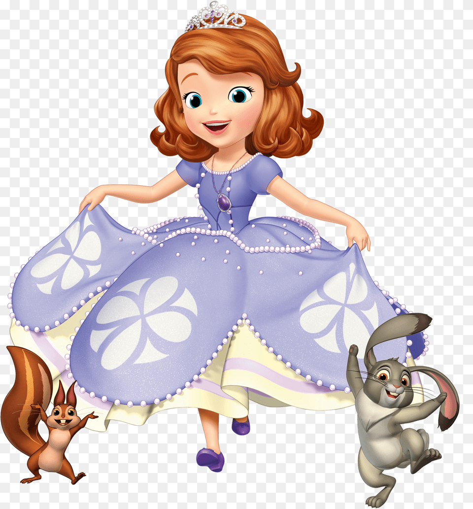 Sofia The First, Doll, Toy, Baby, Person Png