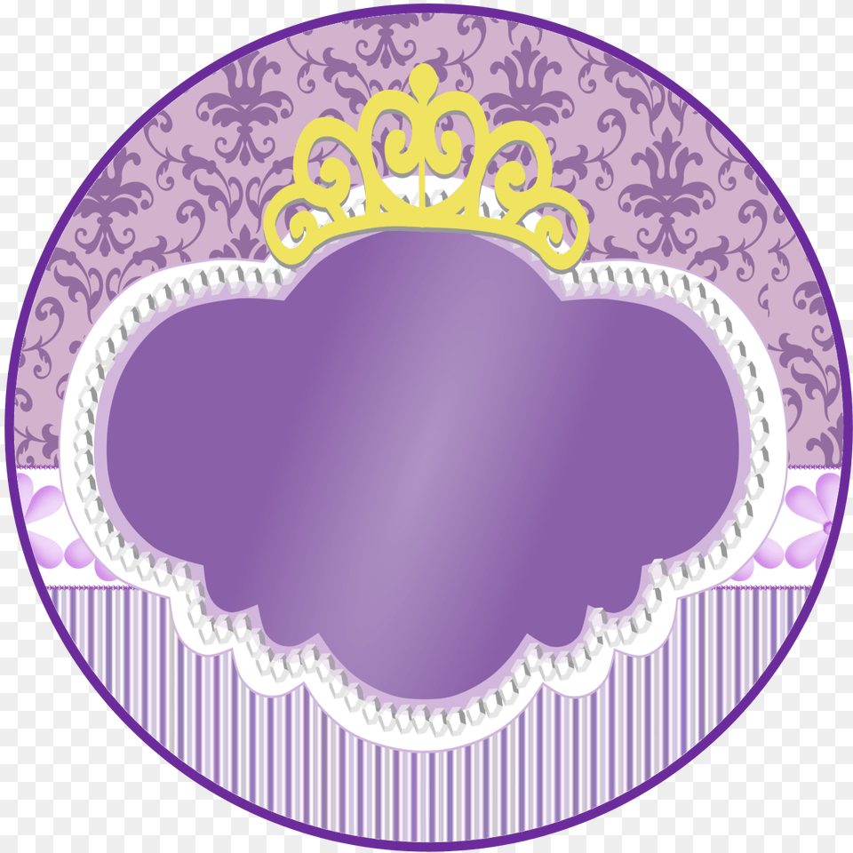 Sofia The First Border Image, Purple, Home Decor Free Png