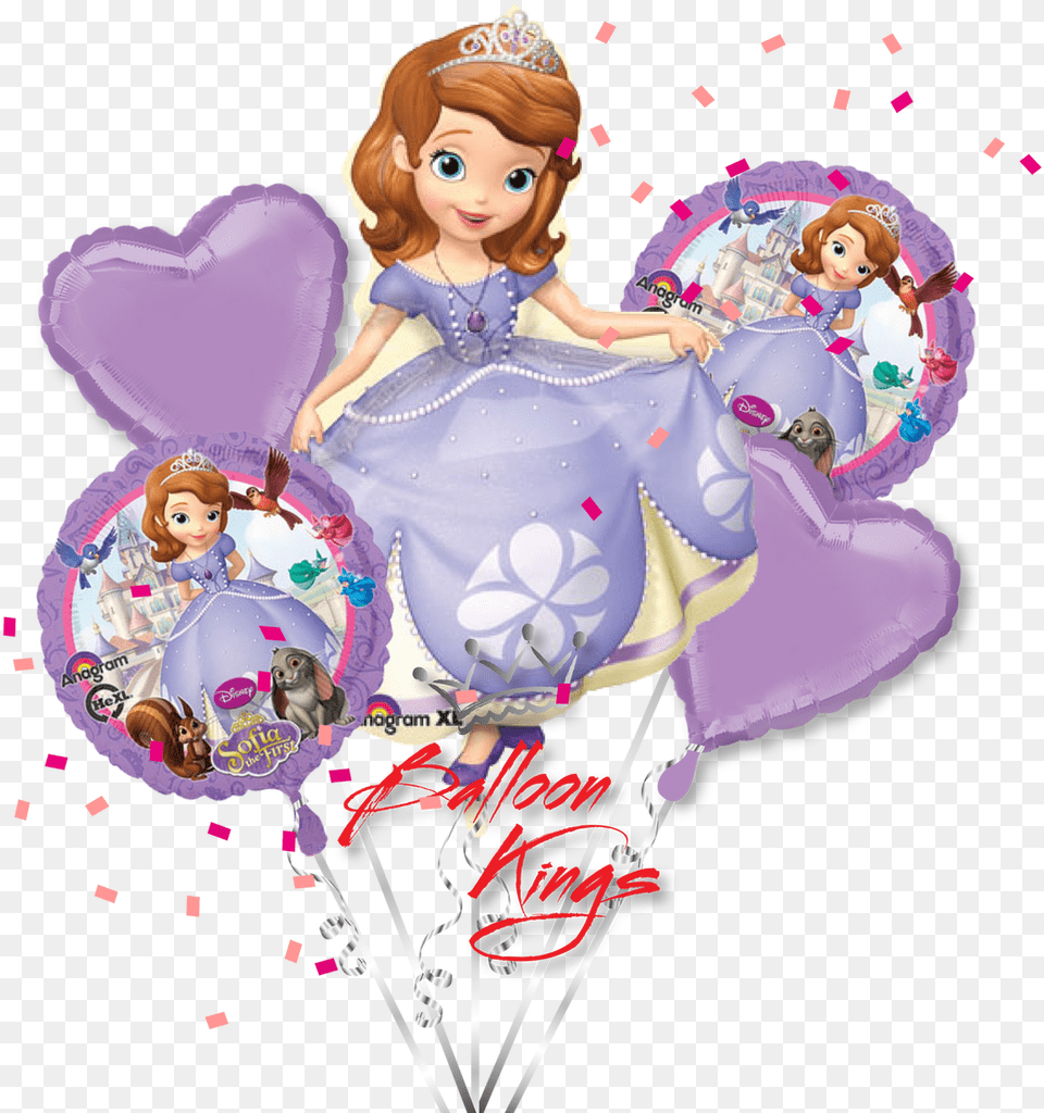 Sofia The First Bouquet, Doll, Toy, Baby, Face Free Transparent Png