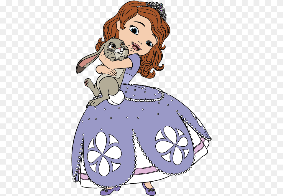 Sofia The First Clip Art Sofia The First With Clover, Book, Comics, Publication, Baby Free Png