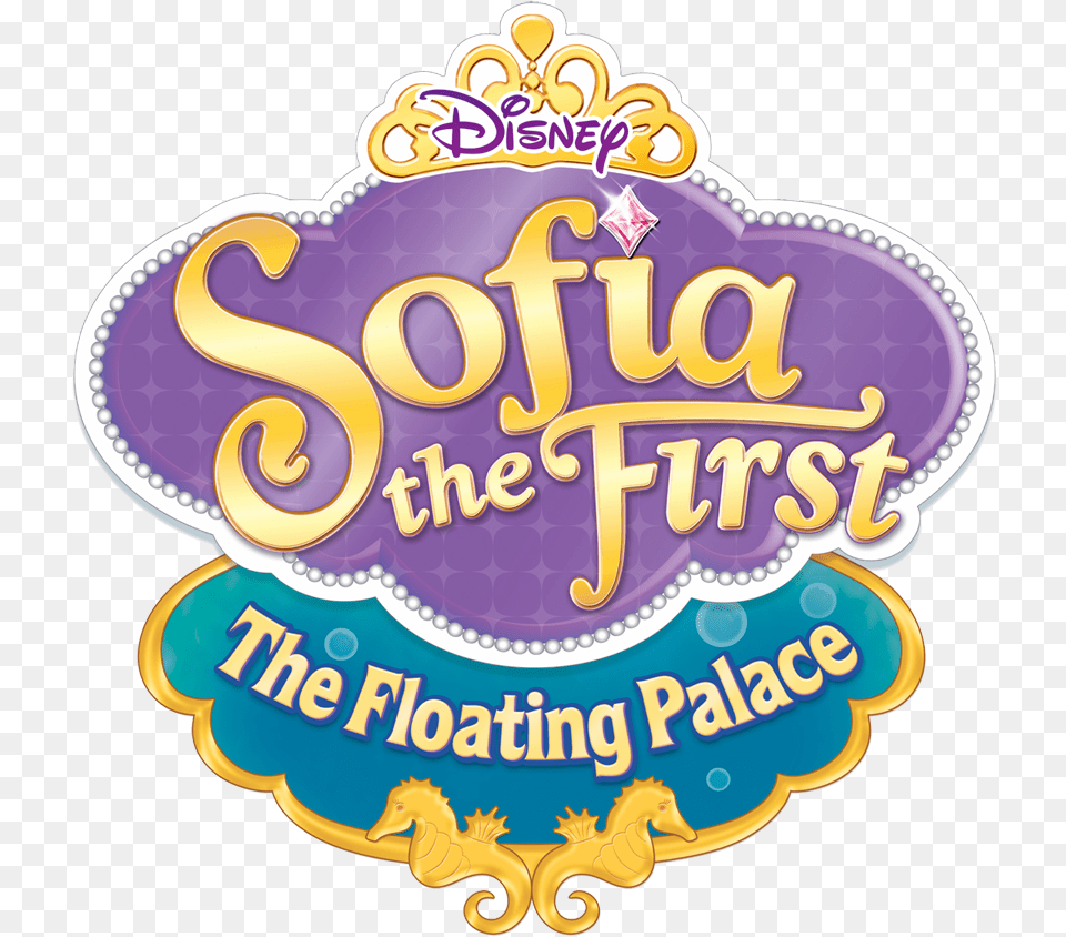 Sofia The First Crown Clipart Disney Sofia The First The Floating Palace Dvd, Logo, Badge, Symbol, Food Free Png