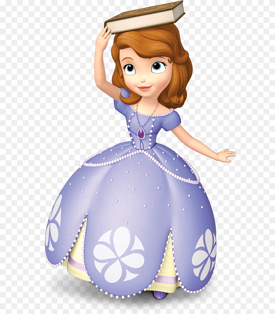 Sofia The First Happy Birthday Fiza Gif Sofia The First With Book, Doll, Toy, Clothing, Dress Free Png