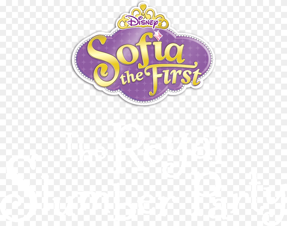 Sofia The First Label, Text, Sticker, Logo Free Transparent Png