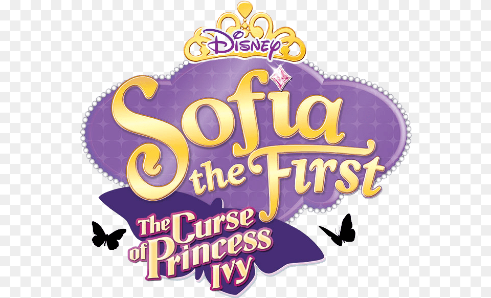 Sofia The First Logo Disney, Purple, Carnival, Crowd, Mardi Gras Free Png Download