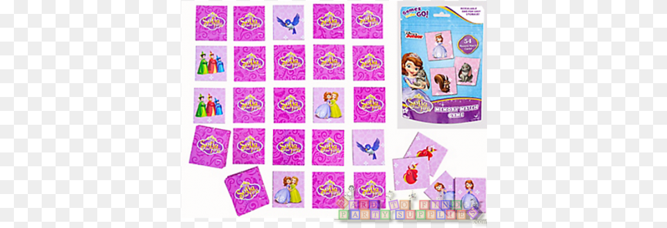 Sofia The First Memory Game Sofia The First Memory Match Game Bag Free Png