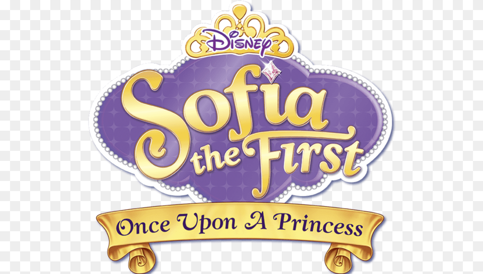 Sofia The First Sofia The First The Curse Of Princess Ivy Logo, Badge, Symbol, Birthday Cake, Cake Free Transparent Png