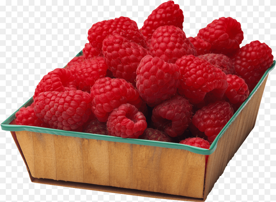 Soft And Luscious Raspberries Are A Perfect Item To Basket With Rasberries, Berry, Food, Fruit, Plant Free Transparent Png