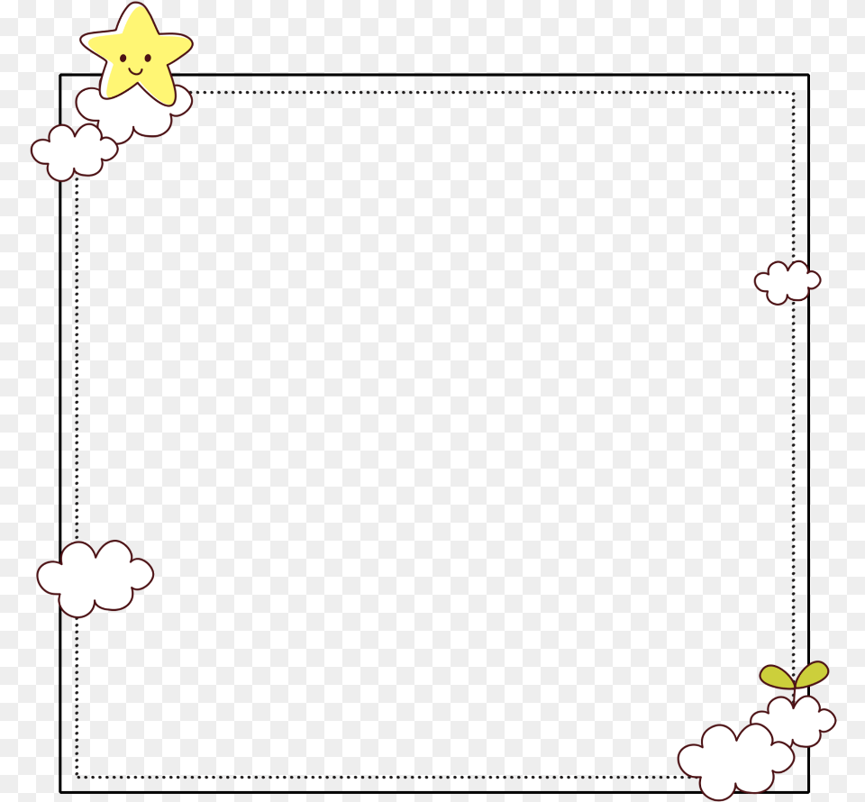 Soft Baby Messy Cloud Clouds Star Stars Overlay Cute Border Transparent Png Image