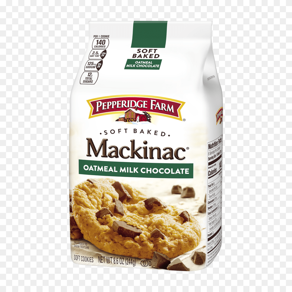 Soft Baked Oatmeal Milk Chocolate Chunk Cookies, Food, Ketchup, Sweets, Bread Png Image