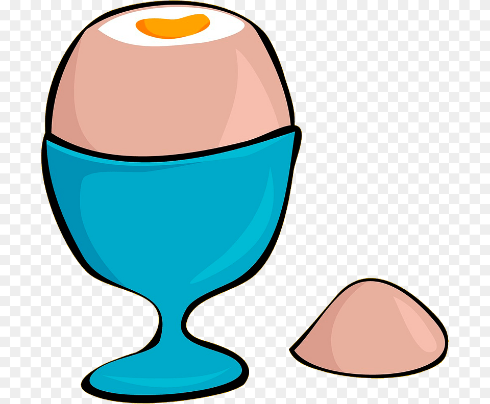 Soft Boiled Egg Clipart, Glass, Goblet, Cutlery, Food Free Transparent Png