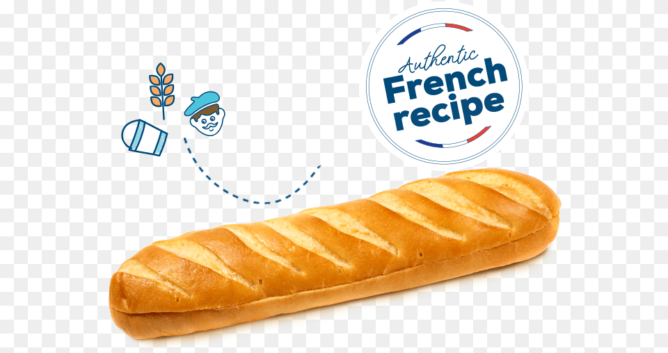 Soft Brioche Baguette Baguette, Bread, Food, Bread Loaf, Person Free Transparent Png