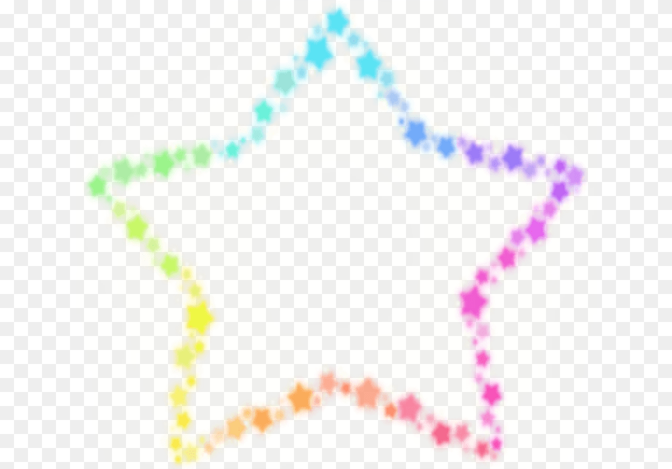 Soft Cyber Goth Rainbow Star Cybergoth Edit Craft, Accessories Free Png