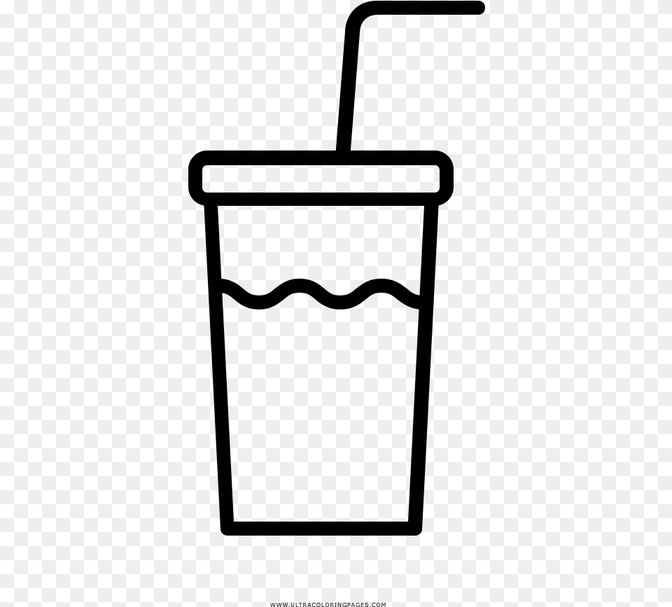Soft Drink Coloring, Gray Free Png