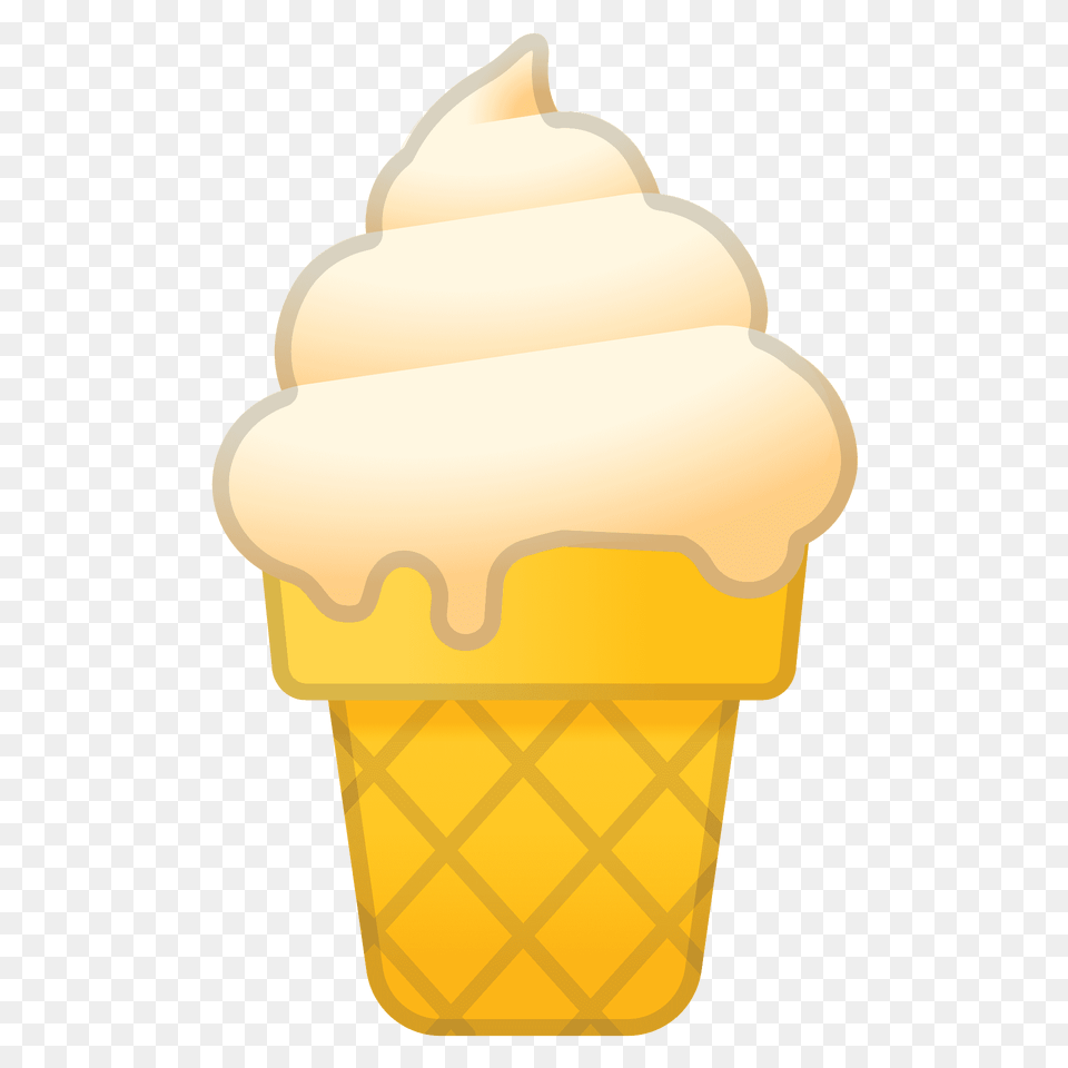 Soft Ice Cream Emoji Clipart, Dessert, Food, Ice Cream, Soft Serve Ice Cream Free Png