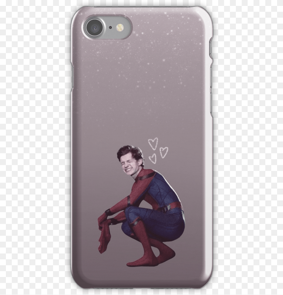 Soft Petertom W Hearts Iphone 7 Snap Case Tom Holland Phone Case, Adult, Electronics, Male, Man Png