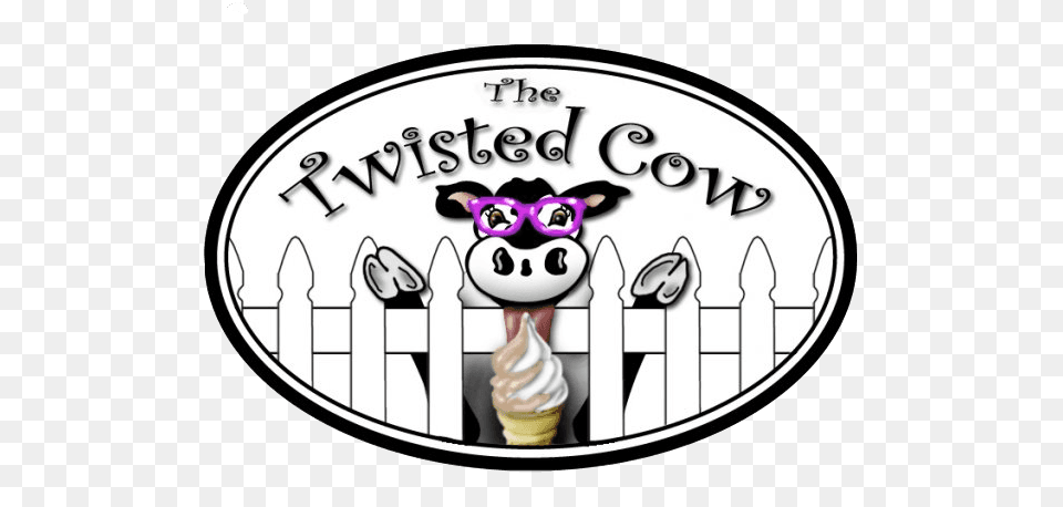 Soft Serve And Hard Pack Ice Cream Shop The Twisted Cow, Dessert, Food, Ice Cream, Soft Serve Ice Cream Free Png