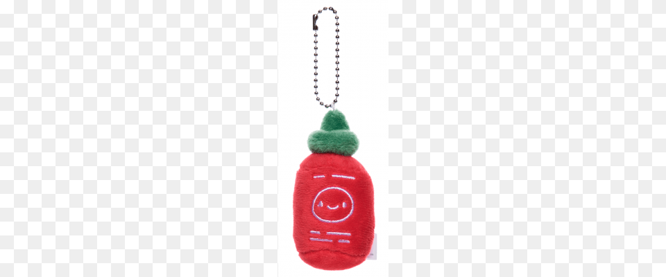 Soft Sriracha Plush Charm, Accessories, Jewelry, Necklace Png Image