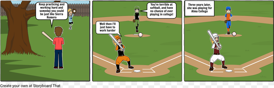 Softball Cartoon, Book, Comics, People, Person Free Png