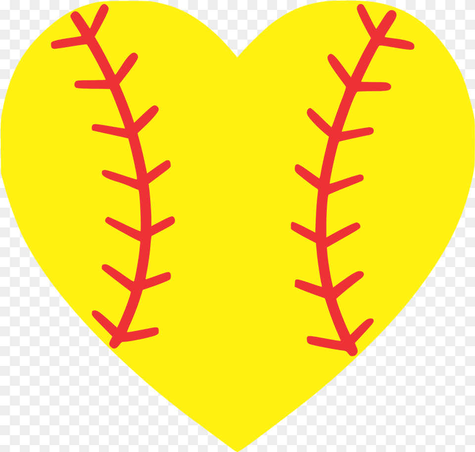 Softball Heart Softball Heart Clip Art, Leaf, Plant Free Transparent Png