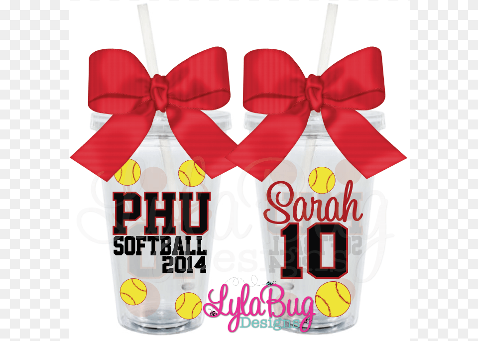 Softball Player Acrylic Tumbler, Jar, Accessories, Formal Wear, Tie Png Image