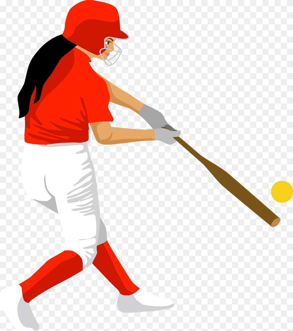 Softball Player Clipart, Athlete, Ballplayer, Baseball, People Free Transparent Png