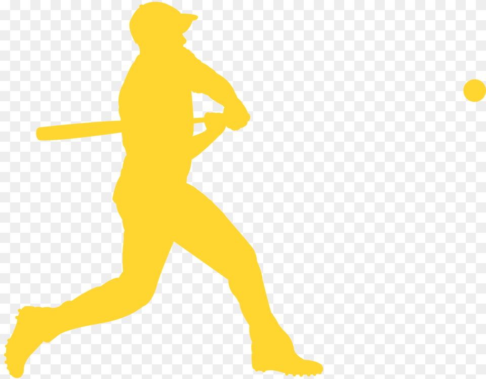 Softball Silhouette, People, Person, Team, Sport Png Image