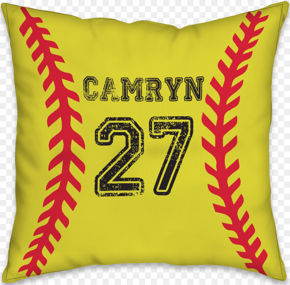 Softball Stitches Baseball Sister Im Just Here For The Concession Stand, Cushion, Home Decor, Pillow Free Transparent Png