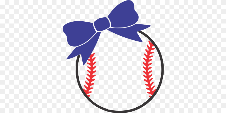 Softball With Bow And Bat Svg File Softball Laces Clipart, Accessories, Formal Wear, Tie, People Png Image