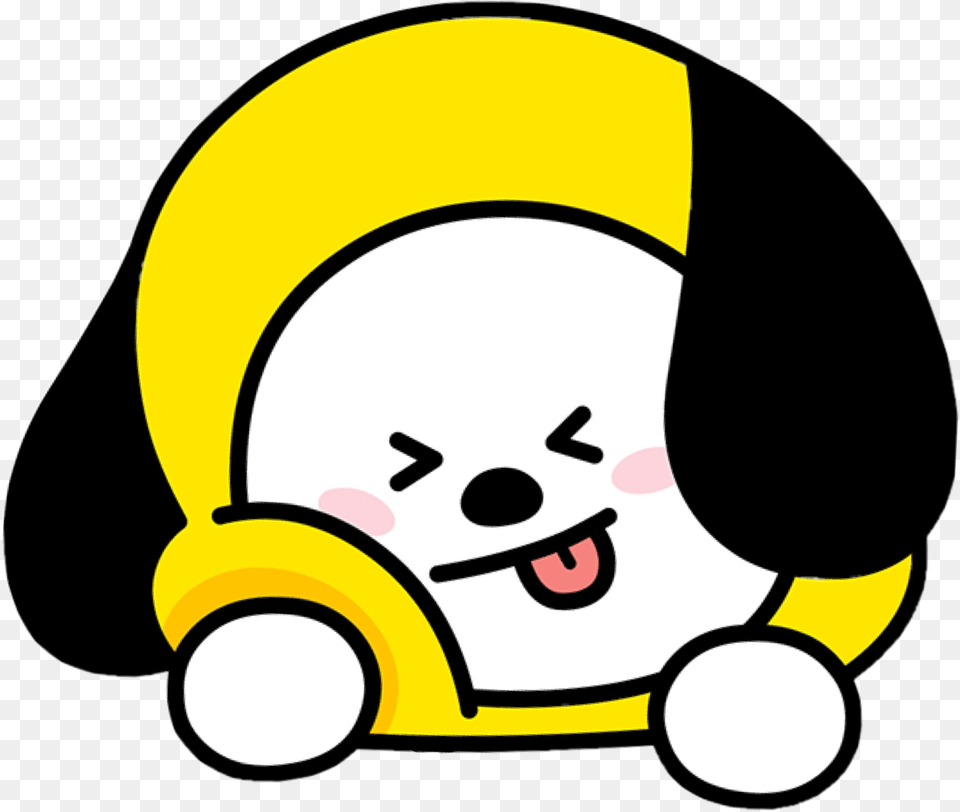 Softrv Stickers Aesthetic Cute Kawaii Mochi Chimmy Bt21 Sticker, Clothing, Hardhat, Helmet Free Transparent Png