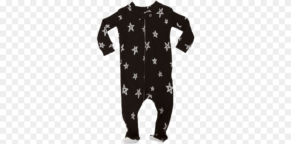 Softsie Footie Blackstar Grande Infant, Clothing, Pajamas, T-shirt Png