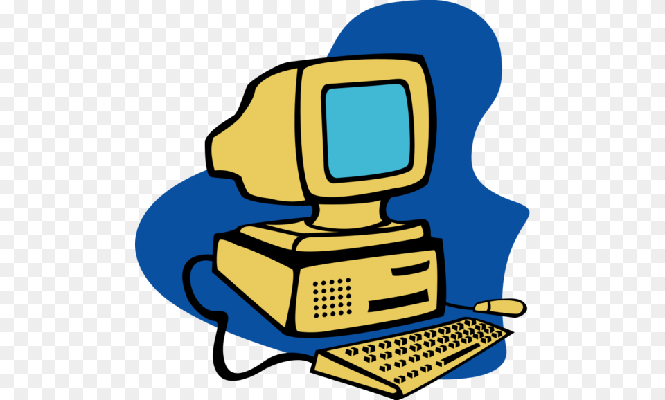 Software Clipart Animated Computer, Electronics, Pc, Computer Hardware, Computer Keyboard Free Png